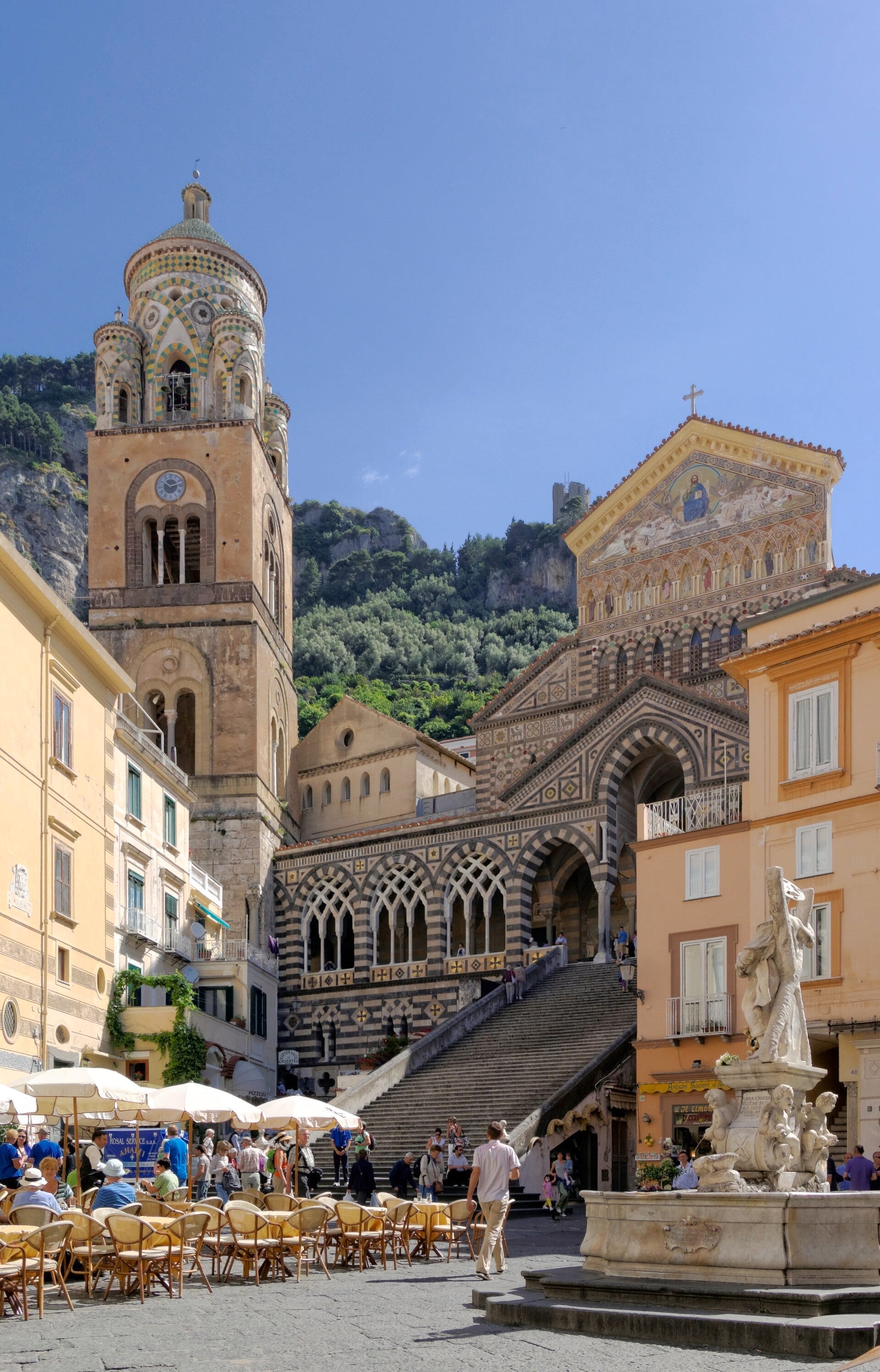 Amalfi Coast scenic cliffs from Sorrento