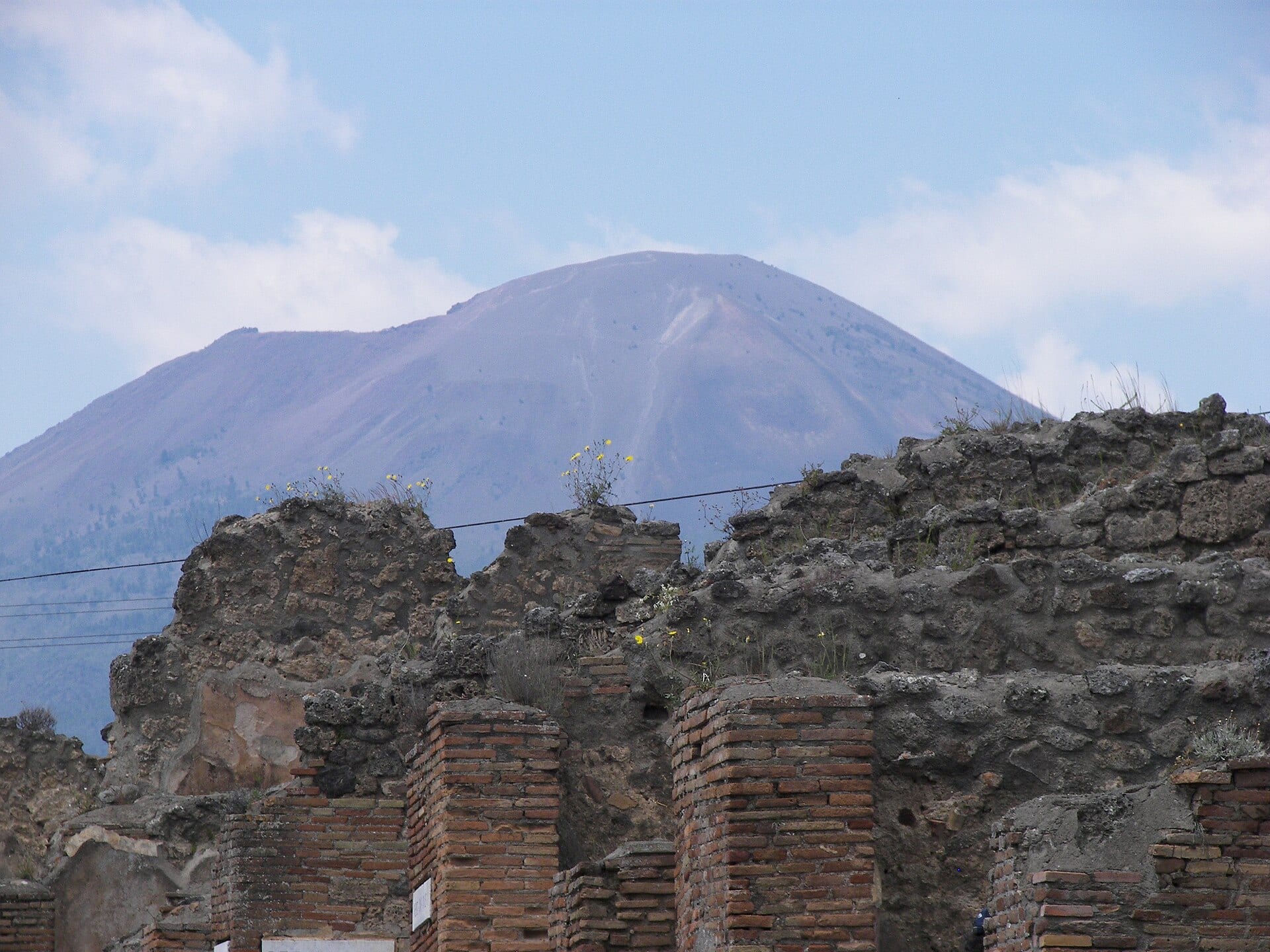 Mount Vesuvius above the Bay of Naples